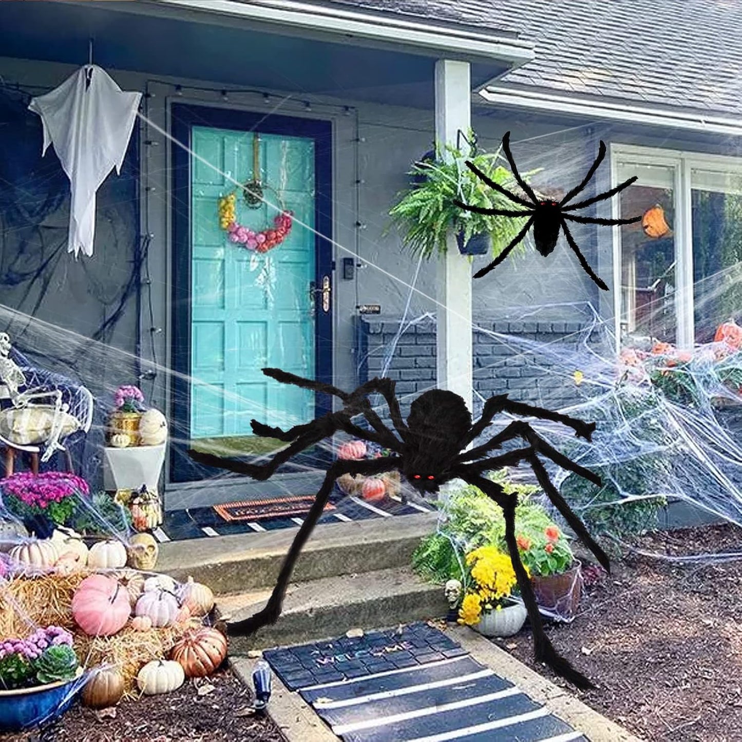 Halloween Decorations Giant Spider 6.6Ft