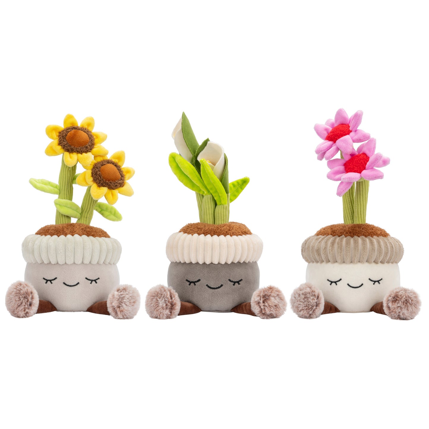 Greenhouse by  12 Inch Plush Plants, 3-Pack