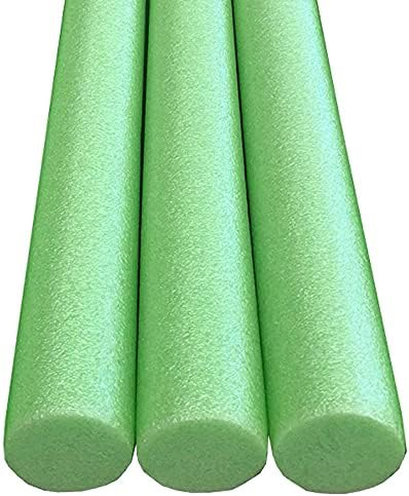 Solid Deluxe Foam Pool Swim Noodles 3 Pack 55 Inch Length