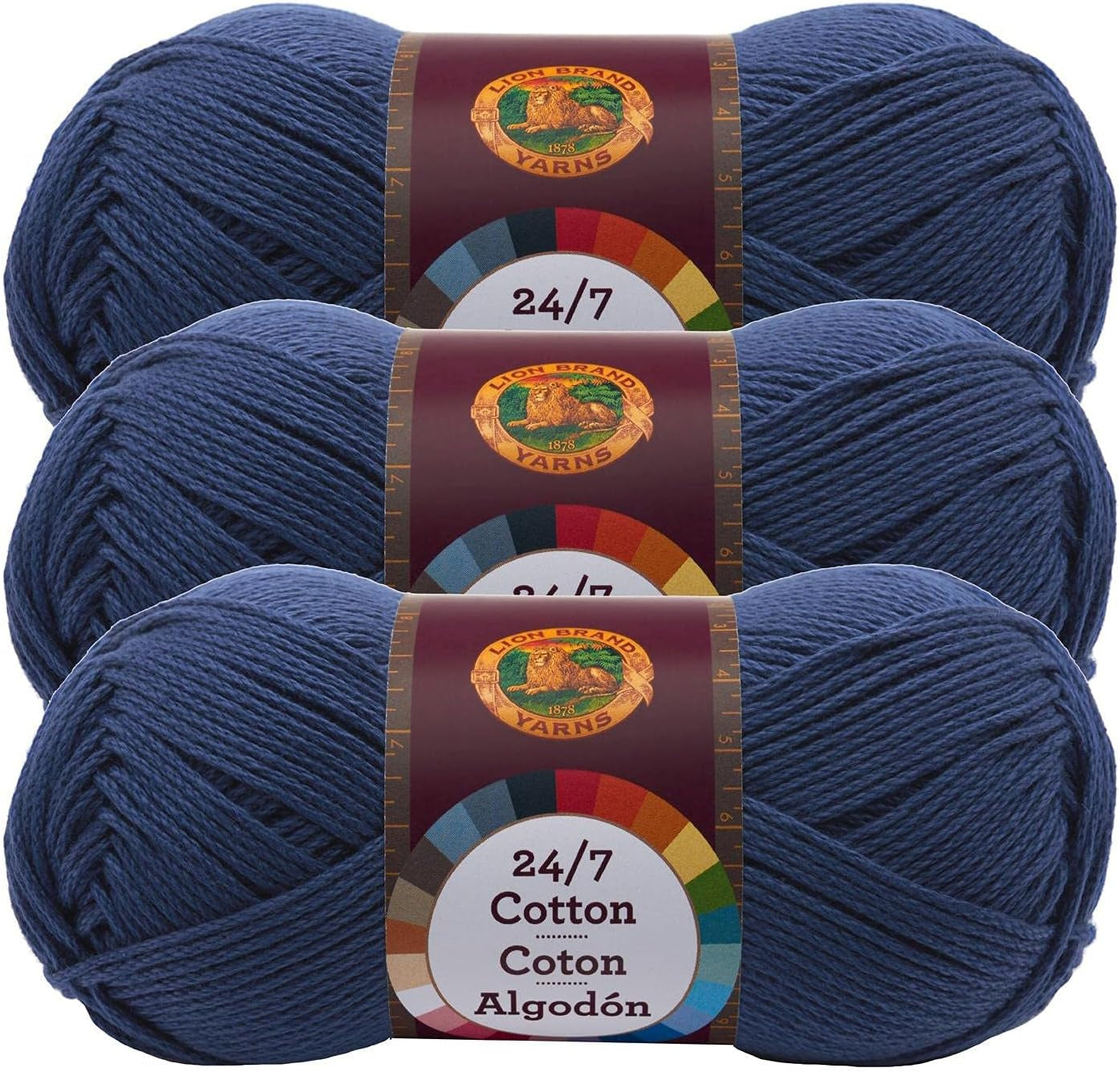 (1 Skein) 24/7 Cotton® Yarn, White