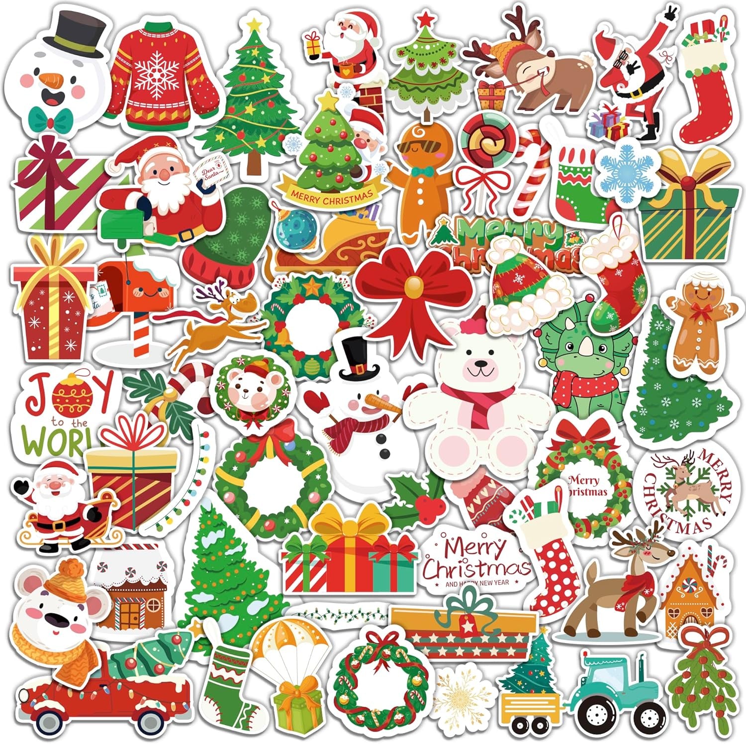 Stocking Stuffers for Kids | 320 PCS Christmas Stickers for Kids - Toddler Stocking Stuffers | Kids Christmas Gifts for Boys Girls,Vinyl Christmas Games Crafts Activities Party Favors Supplies