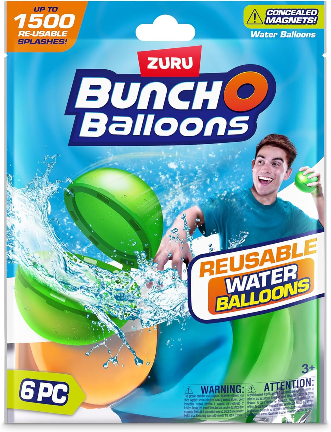 Reusable Water Balloons 6 Pack by