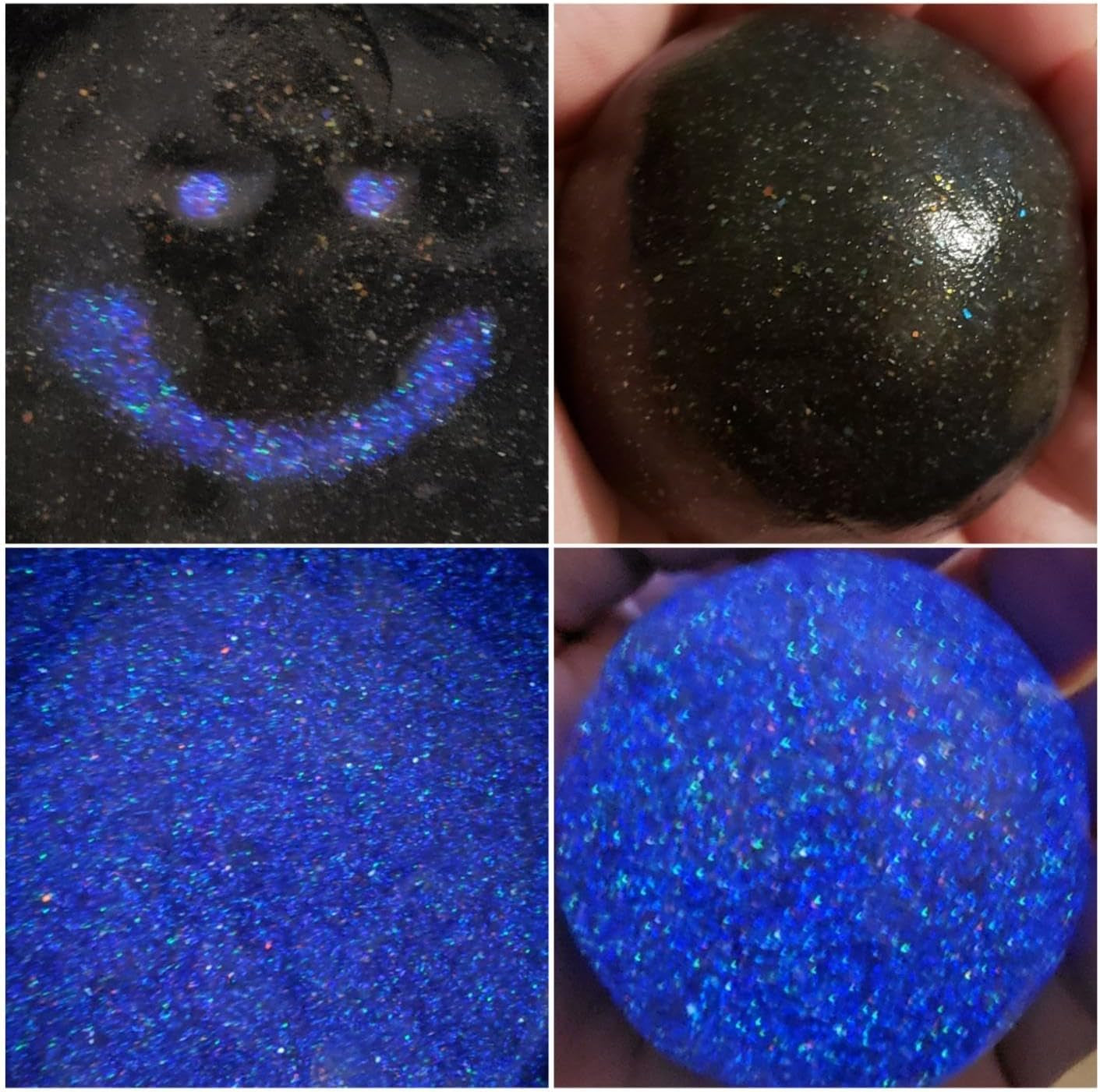 Thinking Putty 4" Tin - Cosmic Star Dust - Multi-Color Sparkle Glow Putty, Soft Texture - Never Dries Out
