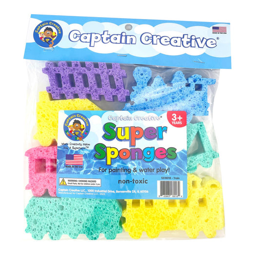 Super Sponges Train Pack