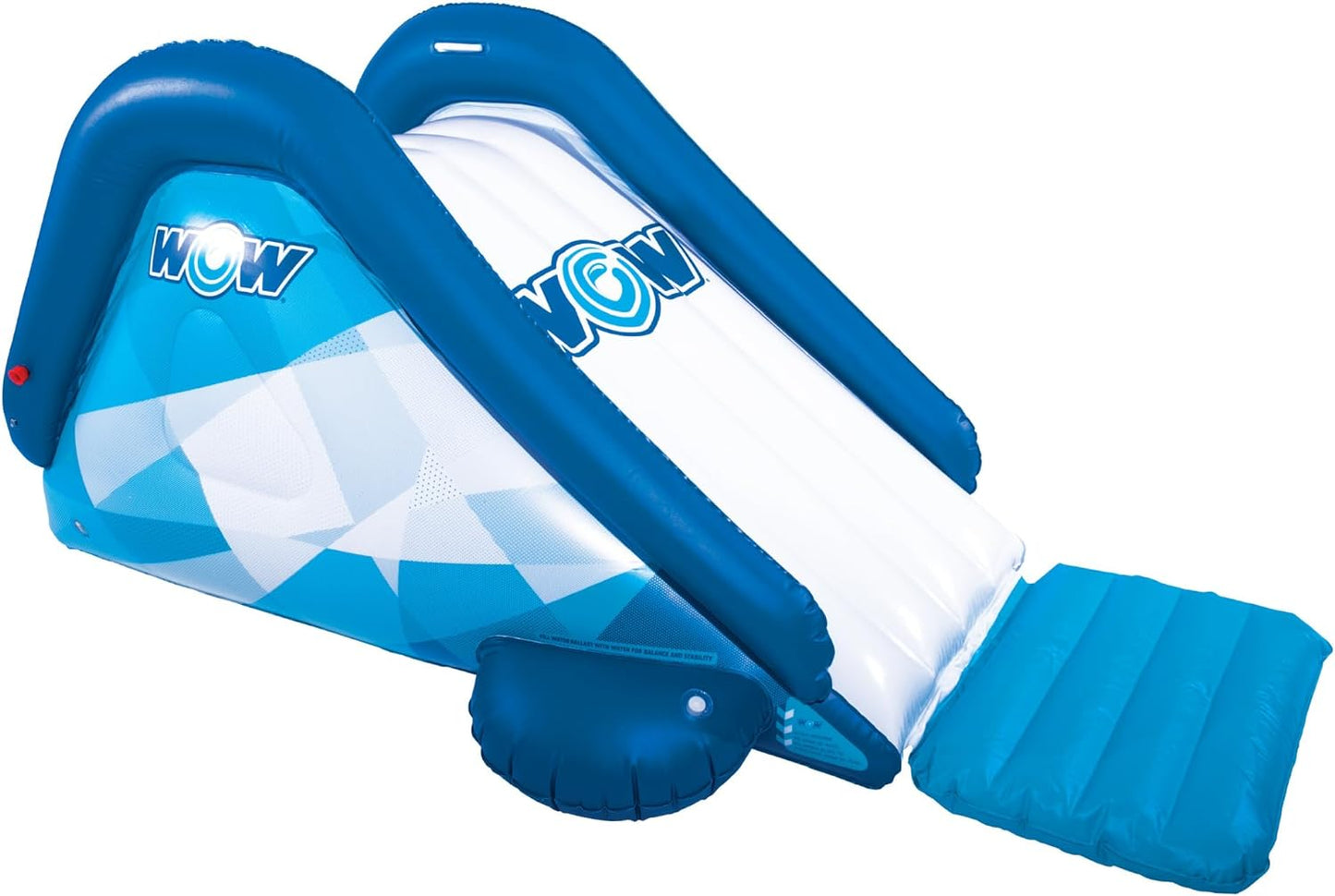 Slide N Smile Slide with 2 Lanes, Giant Floating Water Slide for Adults and Kids