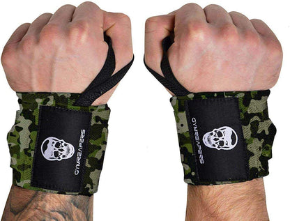 Weightlifting Wrist Wraps (IPF Approved) 18" Professional Quality Wrist Support with Heavy Duty Thumb Loop - Best Wrap for Powerlifting Competition, Strength Training, Bodybuilding