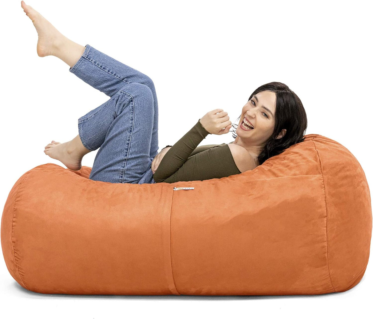 Sofa Saxx Bean Bag Lounger, 4-Feet, Charcoal