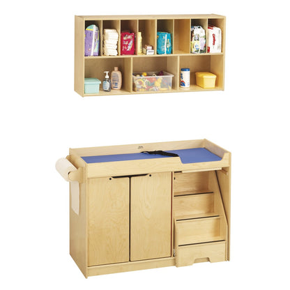5143JC Changing Table - with Stairs Combo, Right