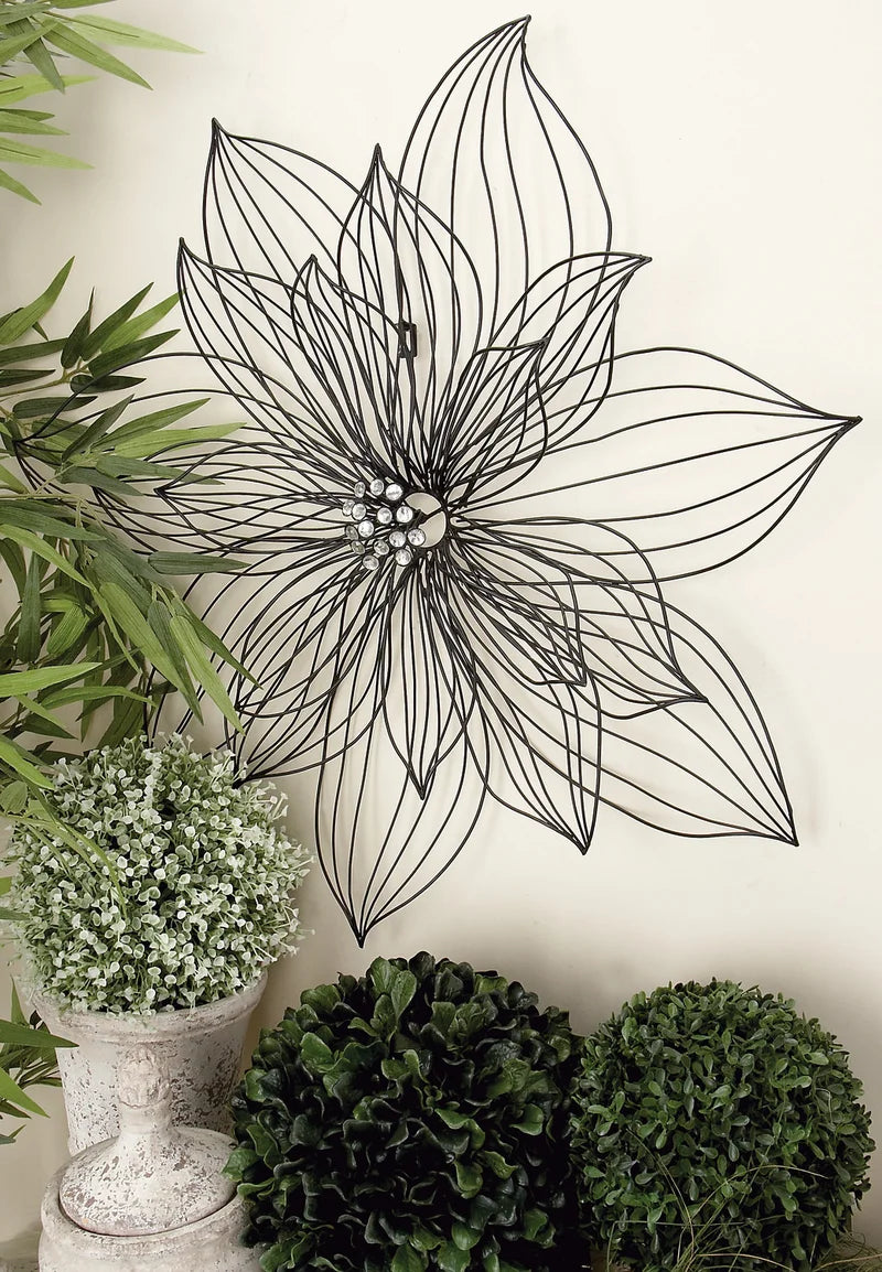 Traditional Plants & Flowers Wall Decor on Metal