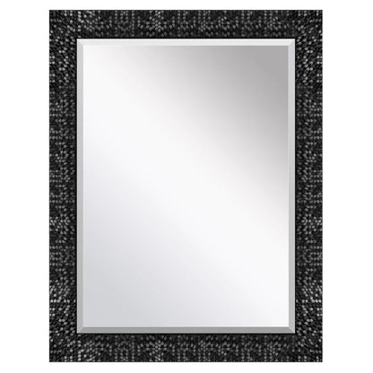 Alaine Traditional Beveled Distressed Accent Mirror