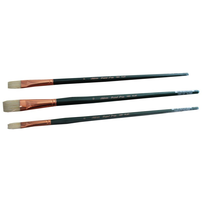 Grand Prix Large Flats, 3 Brushes