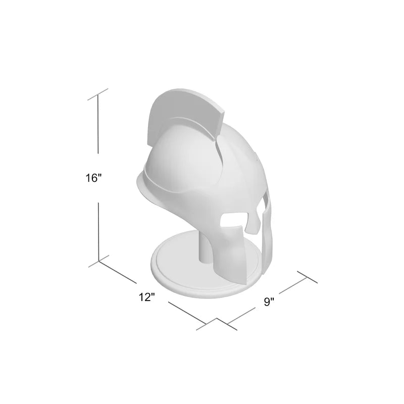 Greek Spartan Helmet Sculpture