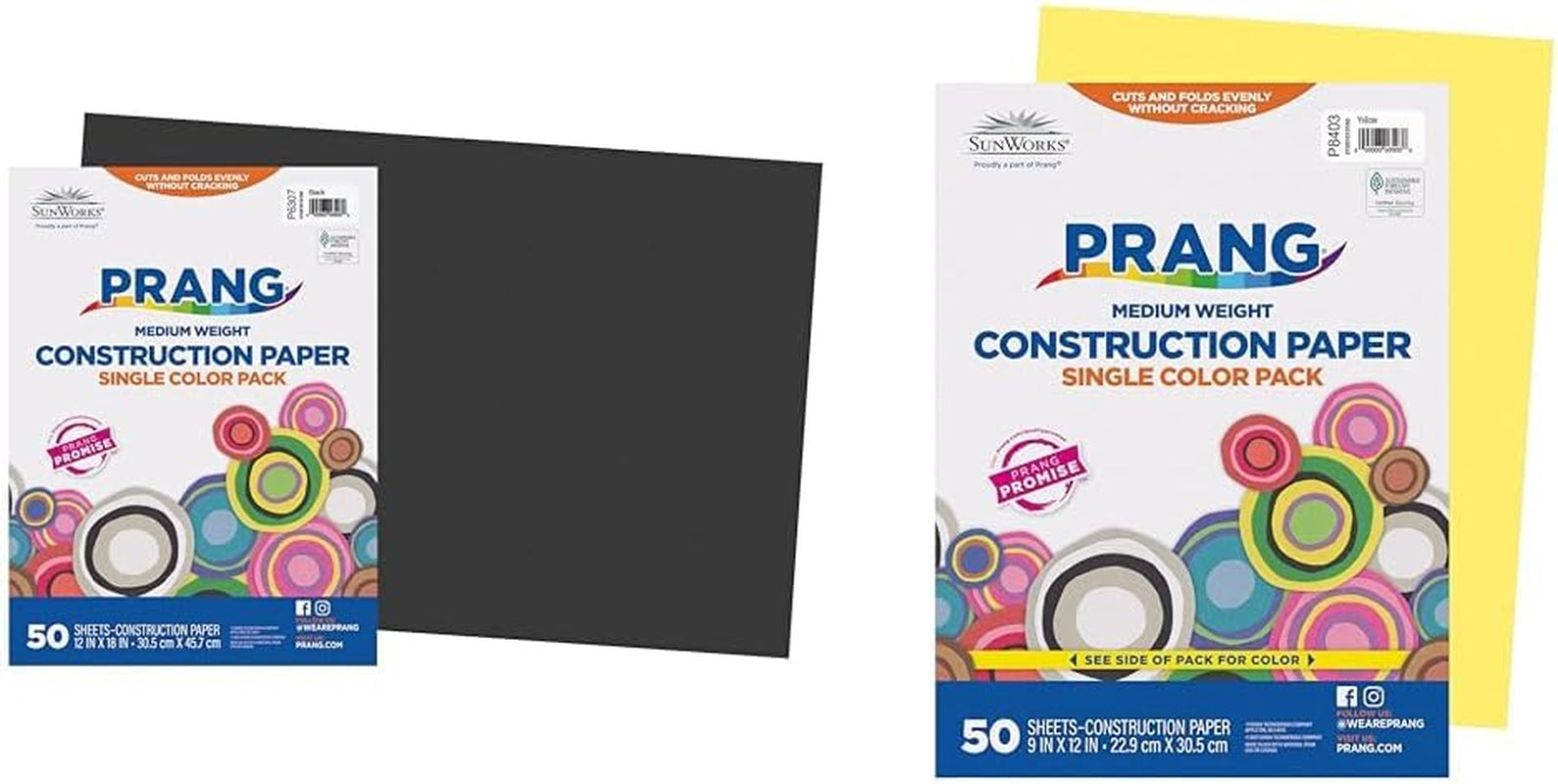 (Formerly ) Construction Paper, White, 12" X 18", 50 Sheets