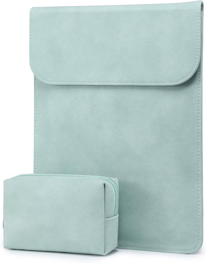13.3-14 Inch Laptop Sleeve for Macbook Pro 14 M3/M2/M1 A2992 A2918 A2779 2024-2021, 13.8/13.5 Surface Laptop, Macbook Air 13, with Pouch, Black