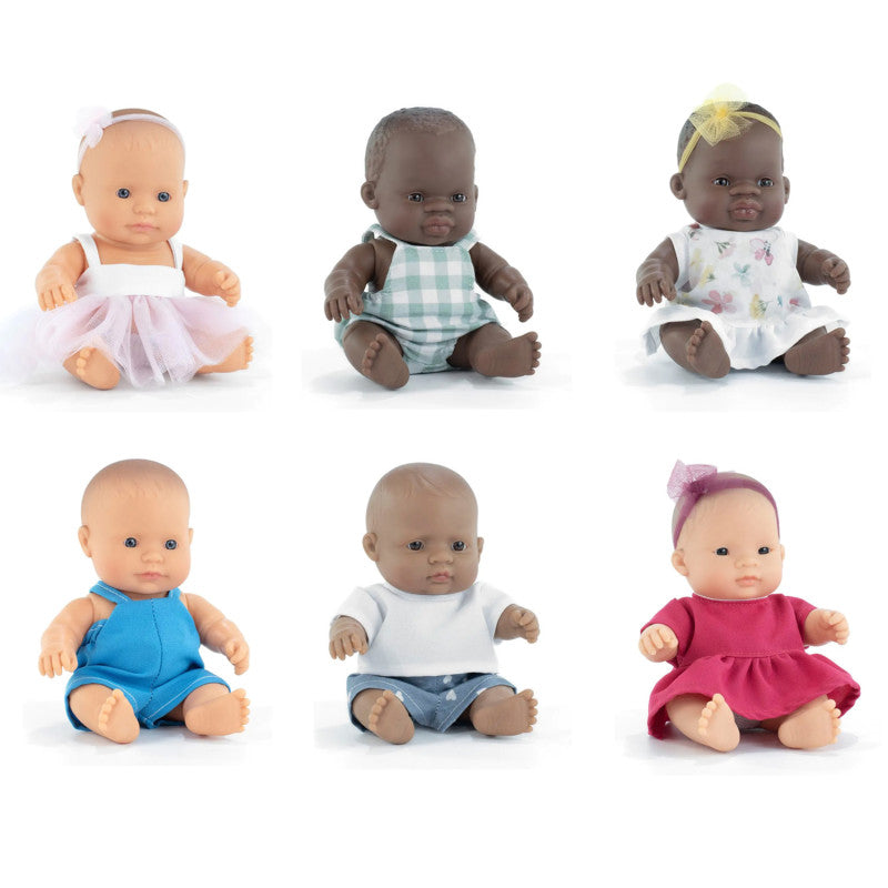 My Friends & Me Dolls, 8-1/4" Dressed, Set Of 6