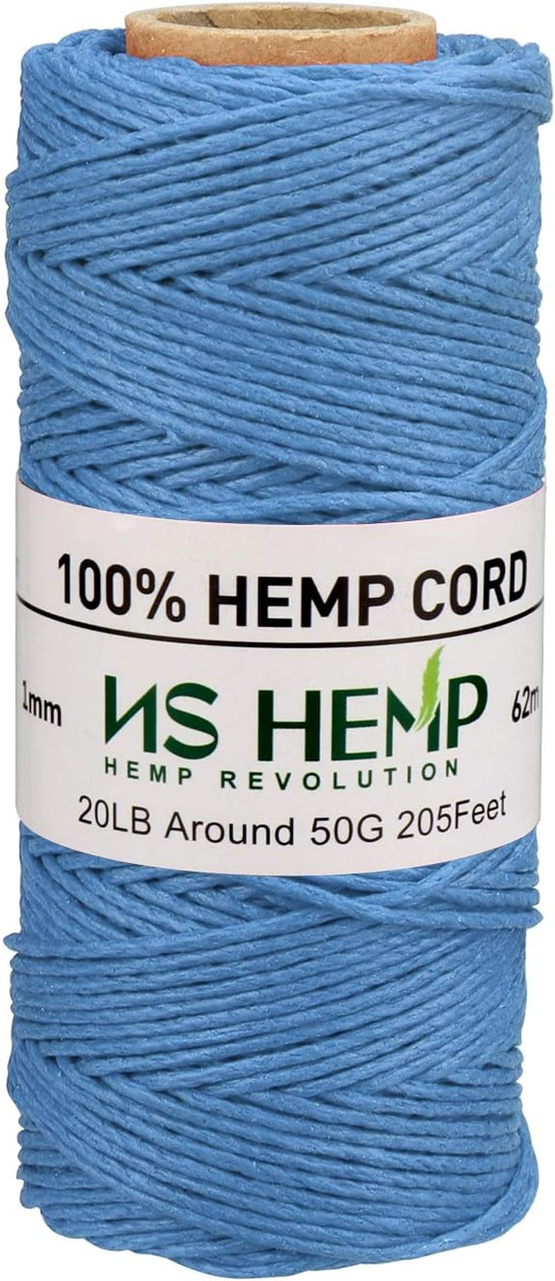 [] 100% Hemp String for Crafts, 205 Feet 1Mm Macrame Cord, Gardening, Craft String, Art. (011 Orange)