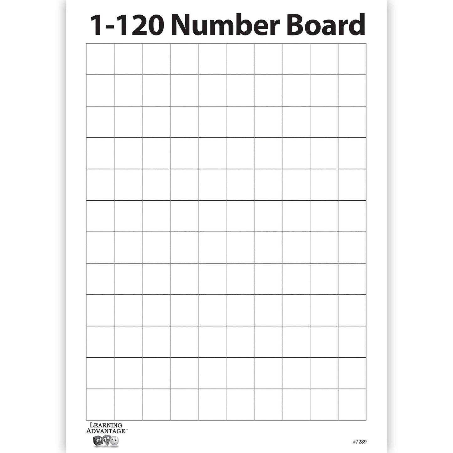 1-120 Number Dry Erase Boards, 10 Per Set, 2 Sets - Loomini