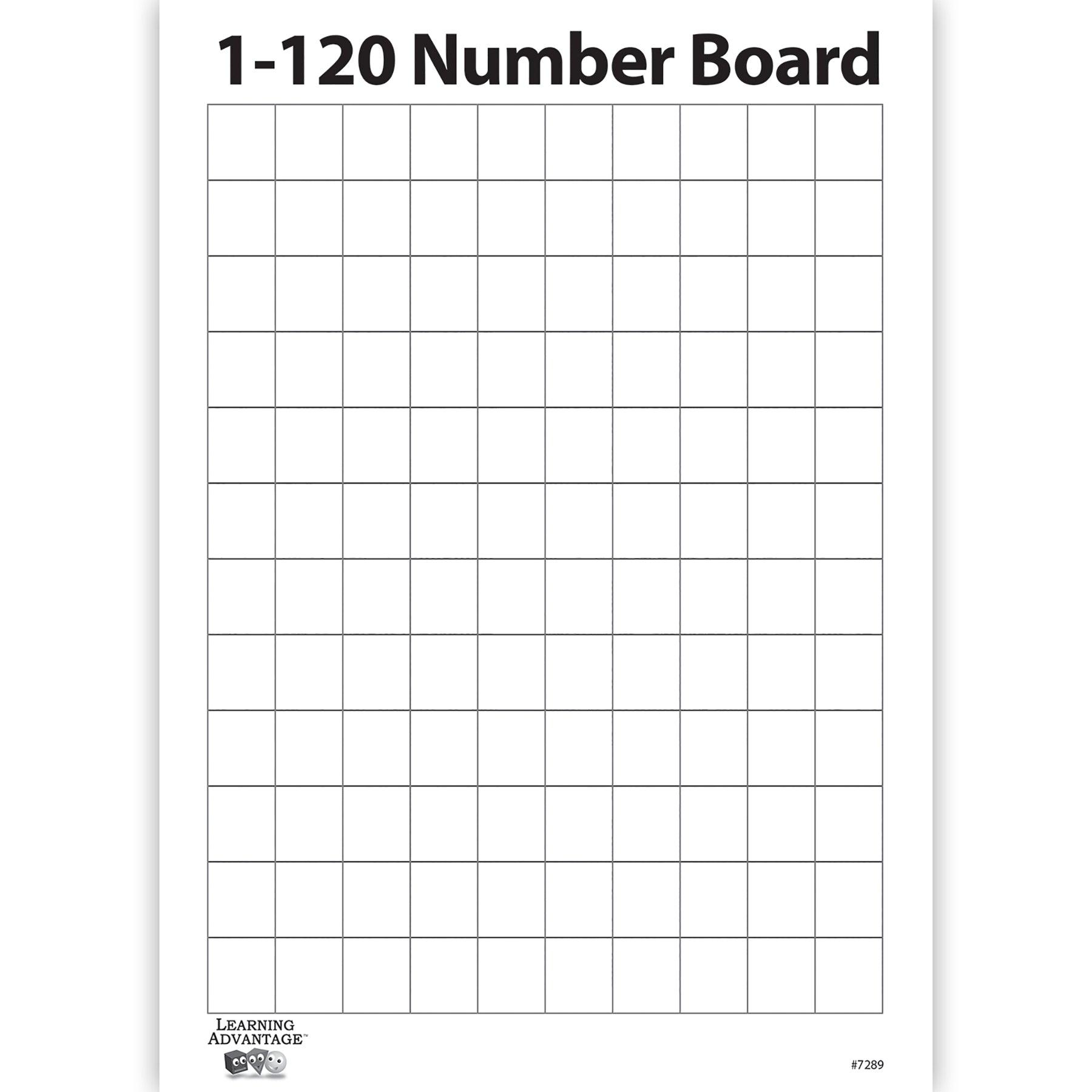1-120 Number Dry Erase Boards, 10 Per Set, 2 Sets - Loomini