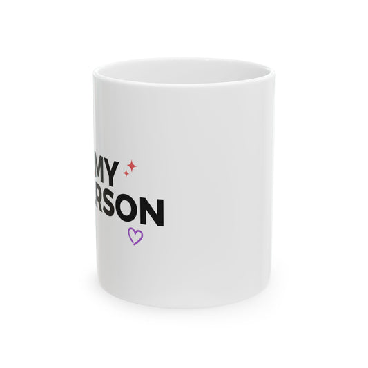 You're My Person | 11oz Ceramic Coffee Mug, Grey’s Anatomy Quote | Galentine’s Day Best Friend Gift | Minimalist Aesthetic