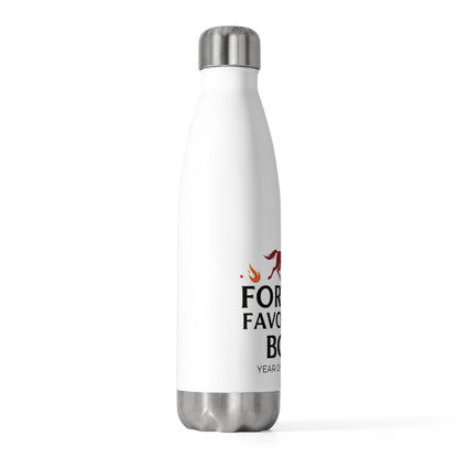 Fire Horse Trotting Red Lanterns | 20oz Insulated Stainless Steel Tumbler Bottle | Lunar New Year Gift for Family & Teachers | Paper Cut Style