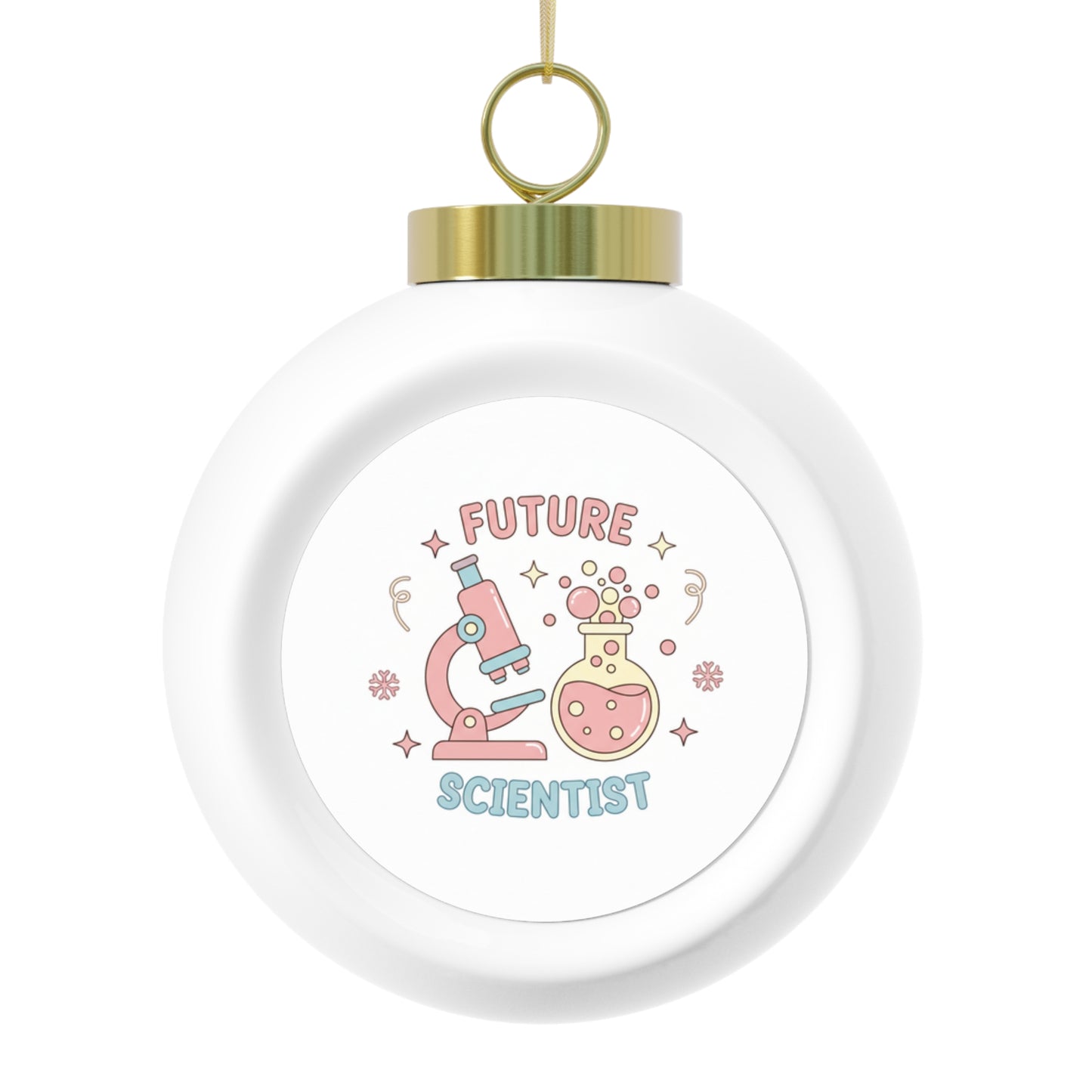 Christmas Ball Ornament – Future Scientist Kids Gift