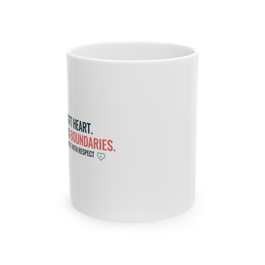 Mature Romance Quote | 11oz Ceramic Coffee Mug for Couples | Valentine & Anniversary Gift | Modern Minimal Love Aesthetic