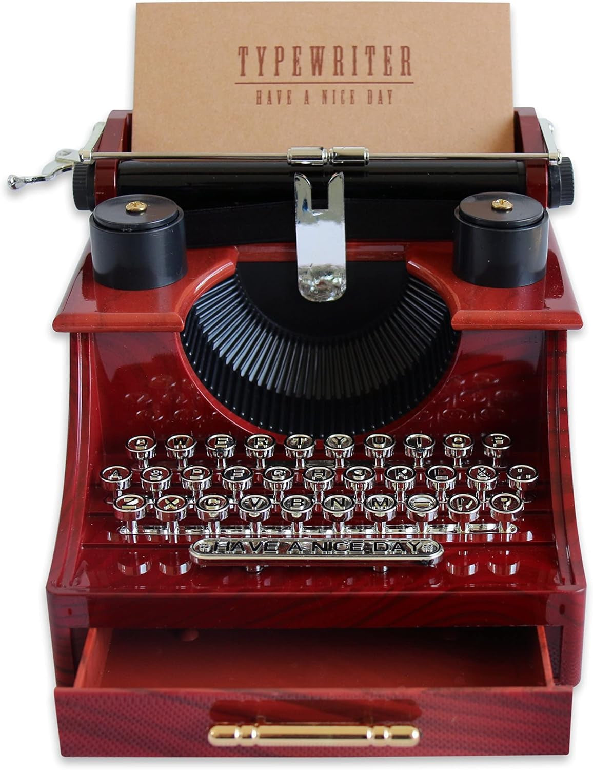 Vintage Typewriter Music Box for Home/Office/Study Room Décor Decoration