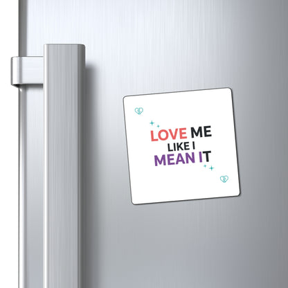 Self Love Gradient Quote | Aesthetic Sublimation Magnet Set | Galentine’s & Teen Self-Care Gift | Y2K Valentine Vibes