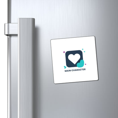 Negative Space Heart Magnet | Minimal Aesthetic Fridge Decor | Galentine’s & Valentine Gift for Gen Z | Y2K Clean Design