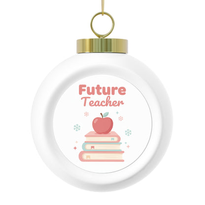 Ceramic Christmas Ornament - Future Teacher