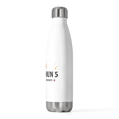Lucky Chun Horse (Fire Horse 2026) | 20oz Insulated Stainless Steel Tumbler Bottle | Lunar New Year Gift for Family & Teachers | Red Gold