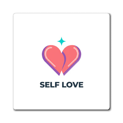 Minimal Love 13 Hearts | Sublimation Fridge Magnet Set | Valentine & Galentine Gift for Friends/Family | Minimalist Modern