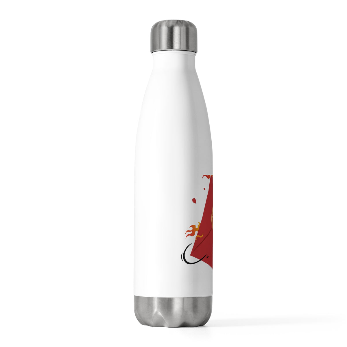 Red Envelope Horse Emblem (Gold Foil) | 20oz Insulated Stainless Steel Tumbler Bottle | Lunar New Year Gift for Family & Teachers | Festive Red