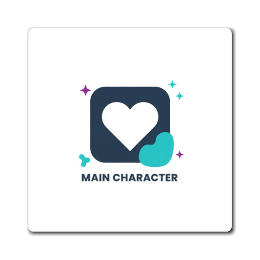 Negative Space Heart Magnet | Minimal Aesthetic Fridge Decor | Galentine’s & Valentine Gift for Gen Z | Y2K Clean Design