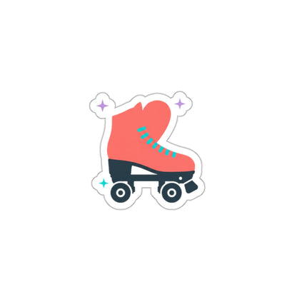 Roller Skate Heart Sticker | Die-Cut Vinyl Sticker for Laptop & Water Bottle | Valentine & Galentine Gift | Y2K Aesthetic