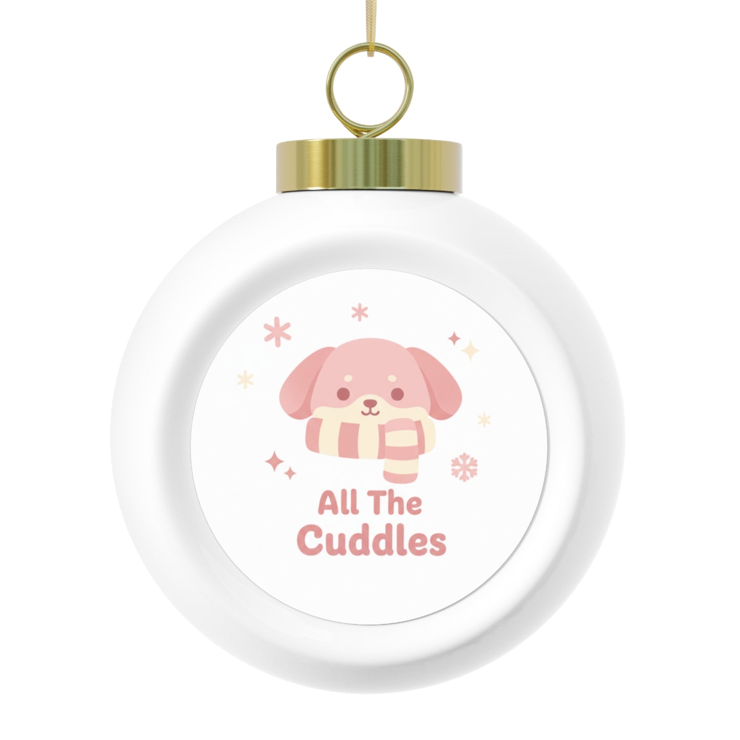Christmas Ball Ornament - All The Cuddles