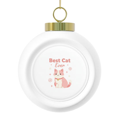 Ceramic Christmas Ornament — Best Cat Ever