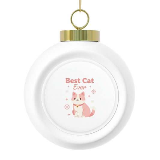 Ceramic Christmas Ornament — Best Cat Ever