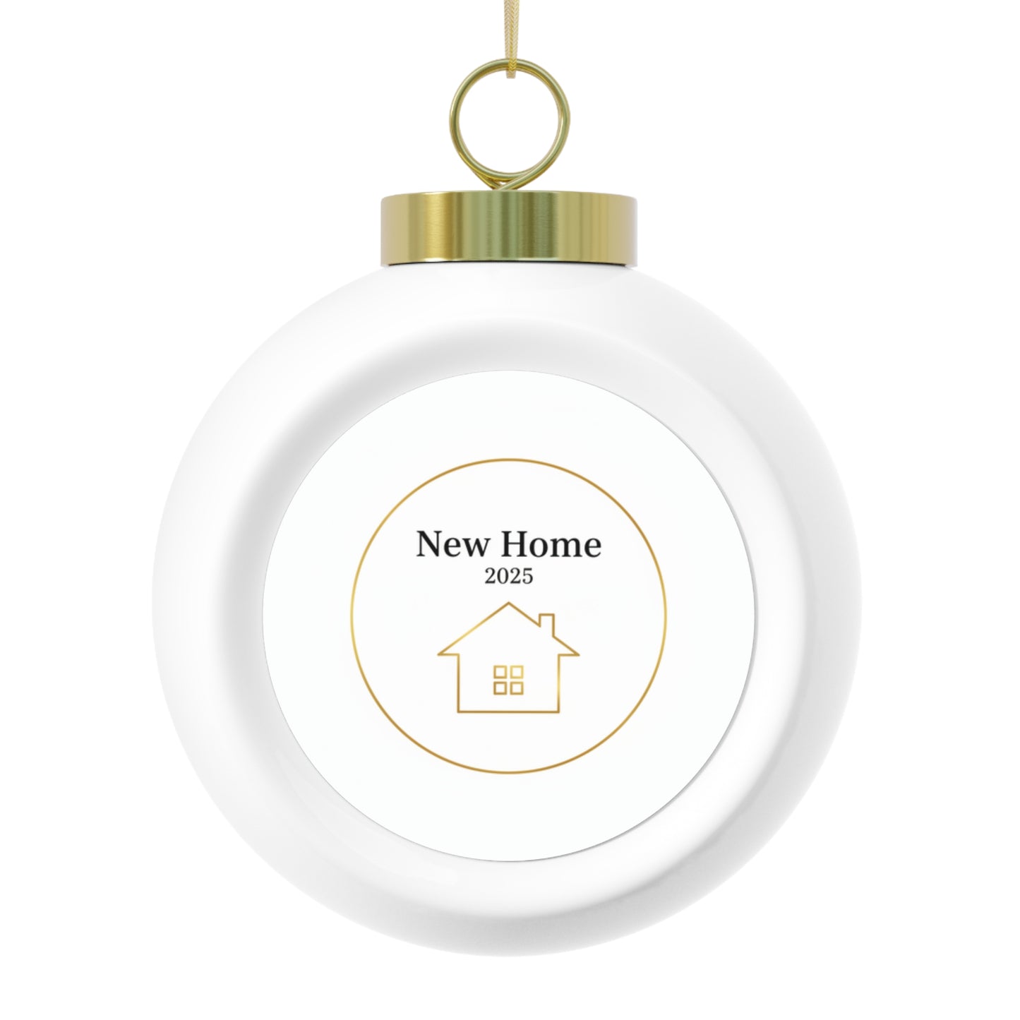 Christmas Ball Ornament New Home 2025