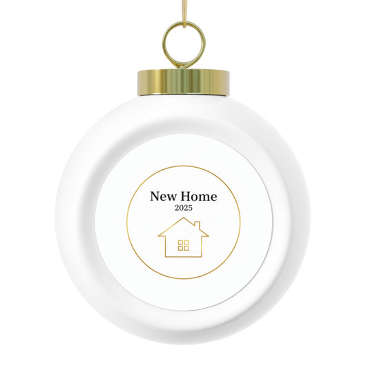 Christmas Ball Ornament New Home 2025