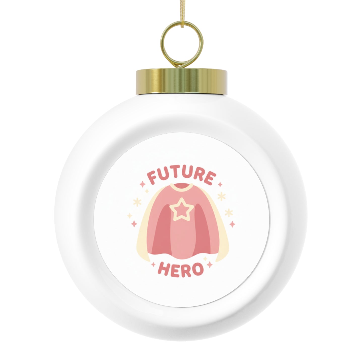 Christmas Ball Ornament - Future Hero Keepsake