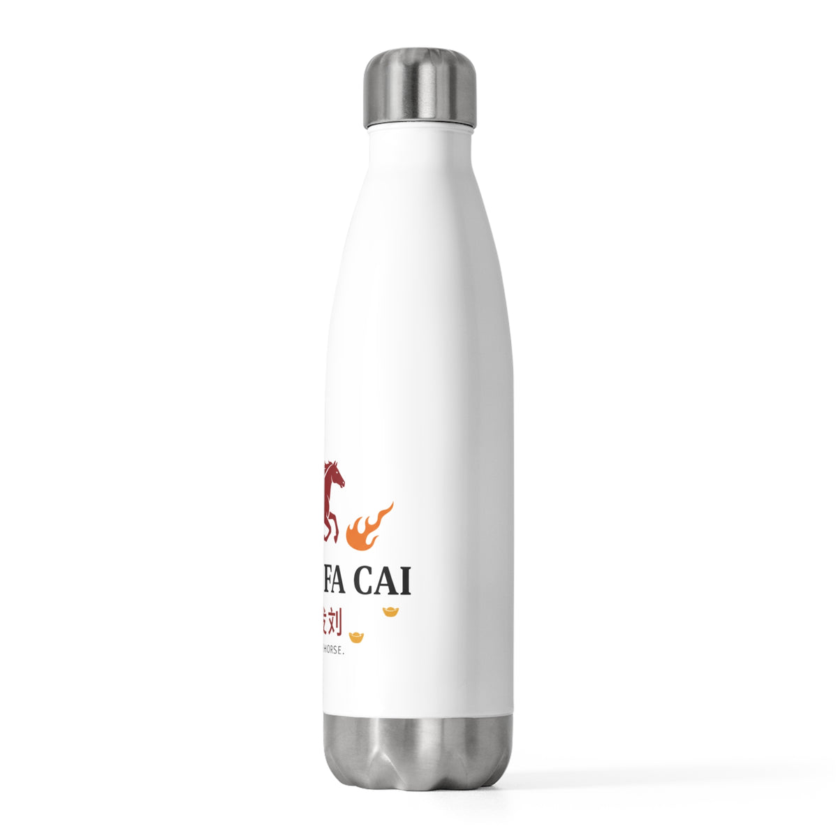 Modern Gongxi Greeting | 20oz Insulated Stainless Tumbler | Lunar New Year Family & Teacher Gift | Bold Red Gold