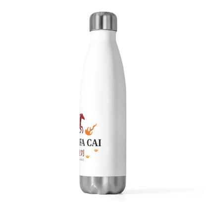 Modern Gongxi Greeting | 20oz Insulated Stainless Tumbler | Lunar New Year Family & Teacher Gift | Bold Red Gold
