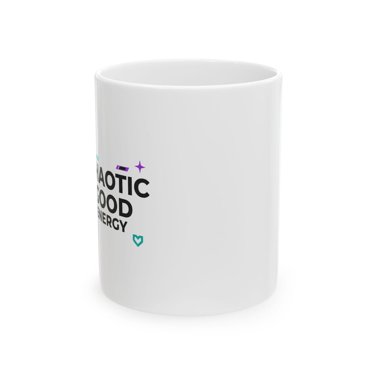 Chaotic Good Couple | 11oz Ceramic Coffee Mug for D&D Fans | Valentine & Galentine Gift | Y2K Nerdy Aesthetic