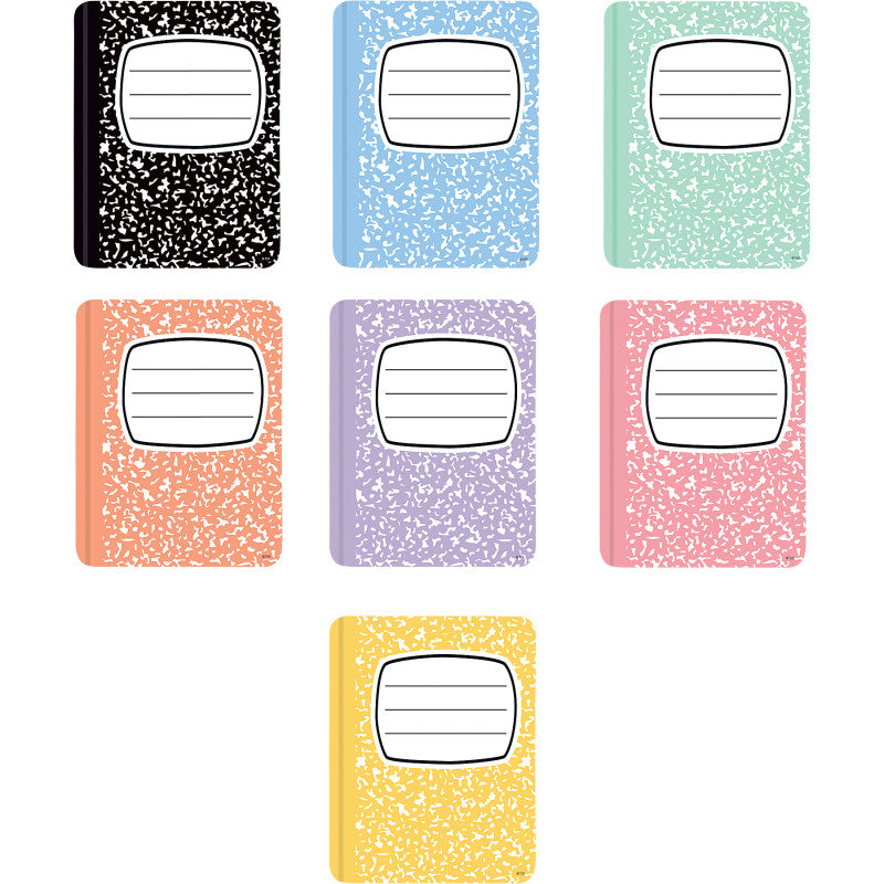 Cool For School Composition Books Accents, Pack of 30