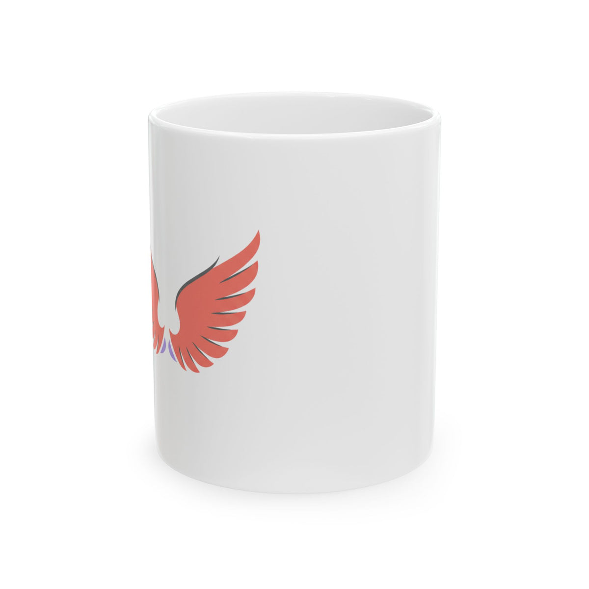 Y2K Angel Wings & Halo | 11oz Ceramic Coffee Mug for Daily Sips | Valentine, Galentine’s & Bestie Gift | Aesthetic Glow