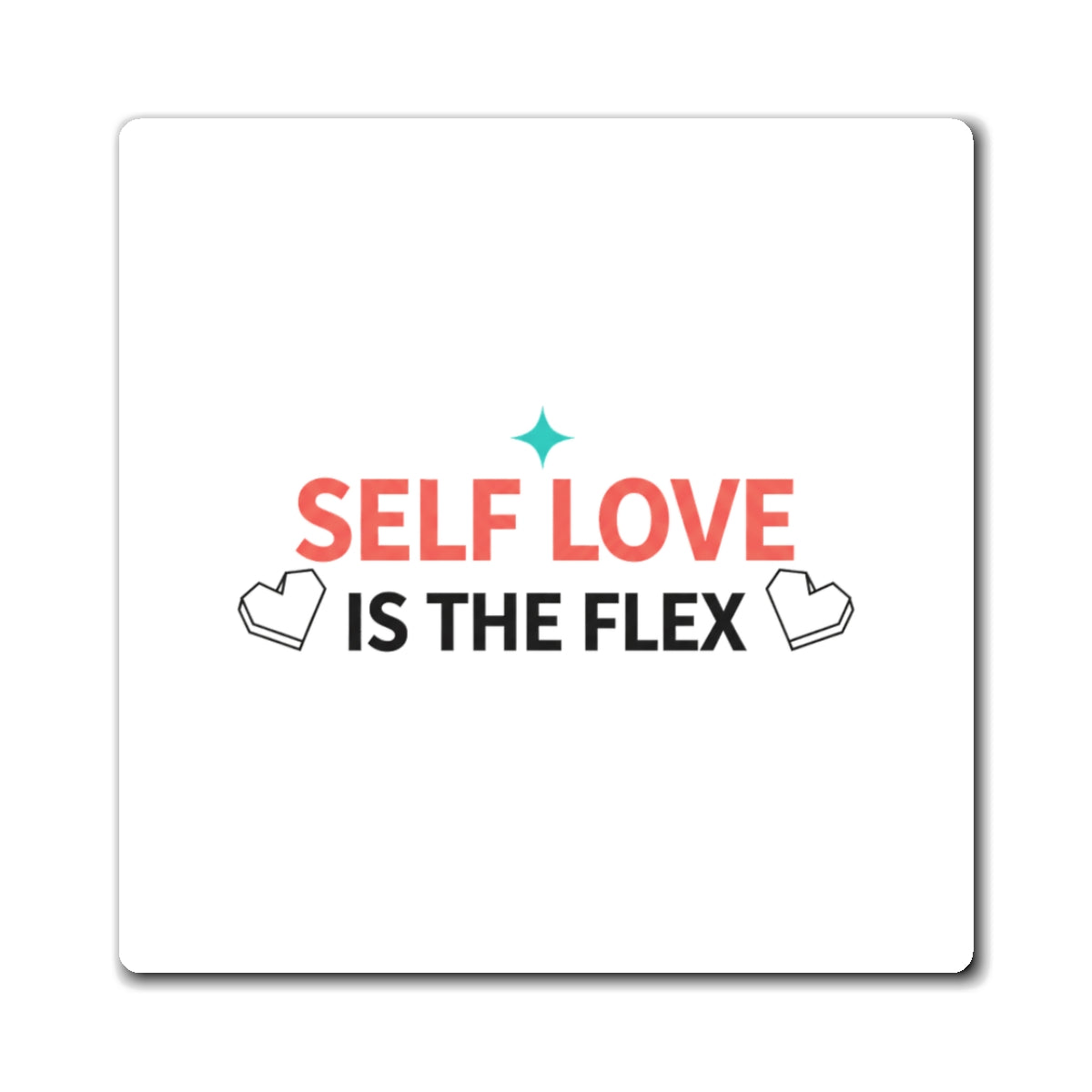 Self Love Gradient Affirmation | Aesthetic Sublimation Magnet Set | Galentine’s & Teen Room Gift | Y2K Gen Z Vibes