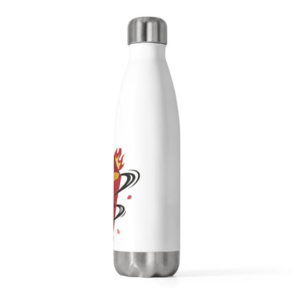 Red Envelope Horse Emblem (Gold Foil) | 20oz Insulated Tumbler Bottle for Travel | Lunar New Year Gift for Family & Friends | Festive Red