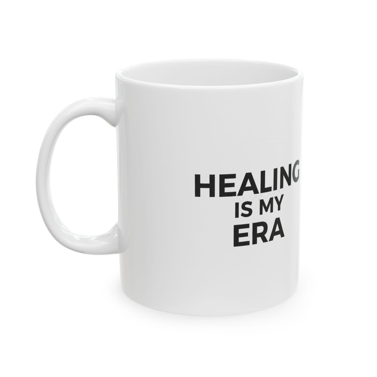 In My Healing Era | 11oz Ceramic Coffee Mug for Self-Care | Galentine’s & Friend Gift | Soft Gradient Aura Aesthetic