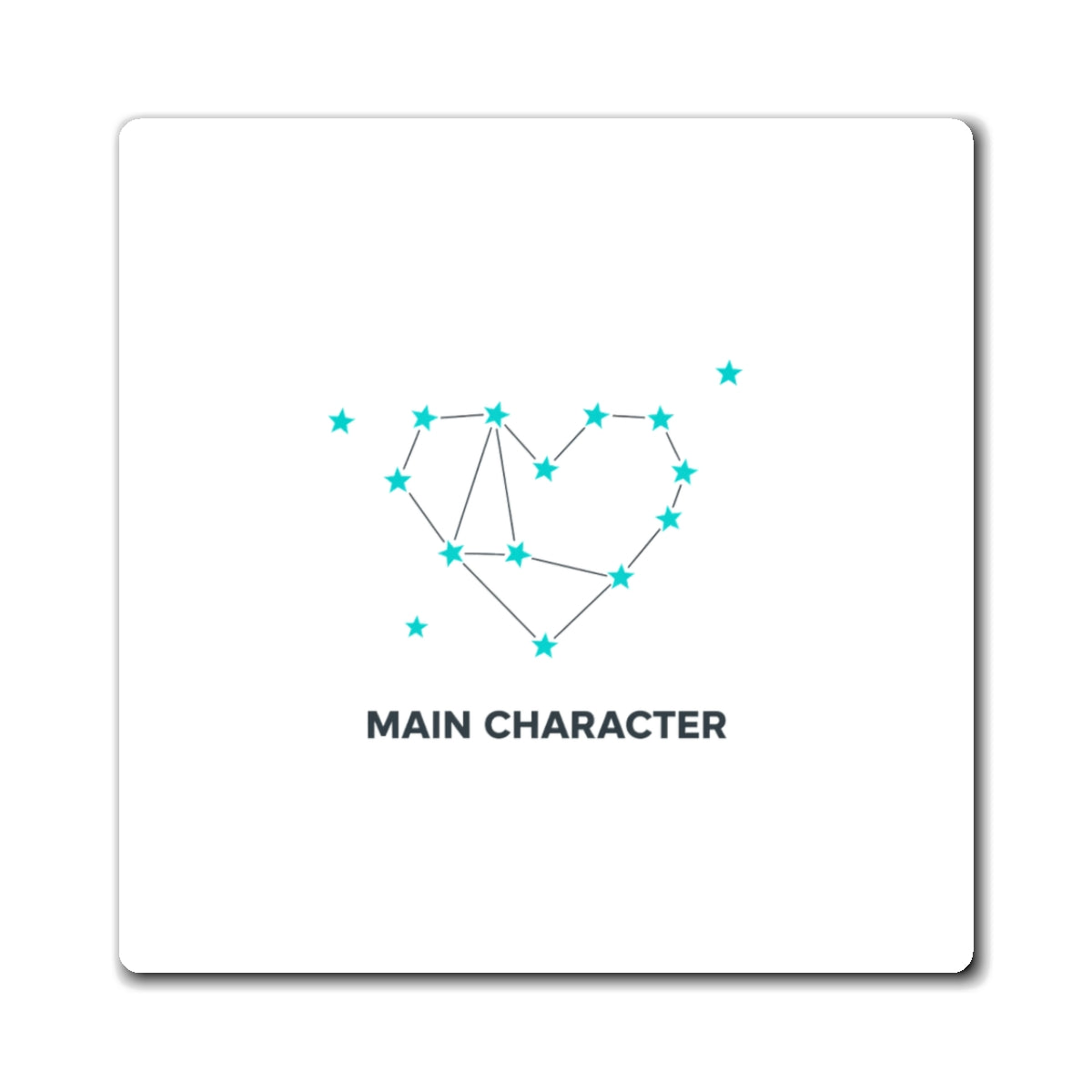 Constellation Heart Star Map | Sublimation Magnet for Fridge & Locker | Valentine & Galentine Gift for Teens | Y2K Aesthetic